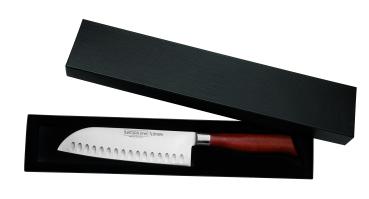 Santokumesser 18 cm mit Kulle Normalstahl, nicht rostfrei