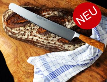 Brotmesser Oliva Line mit italienischer Klingenform 31 cm